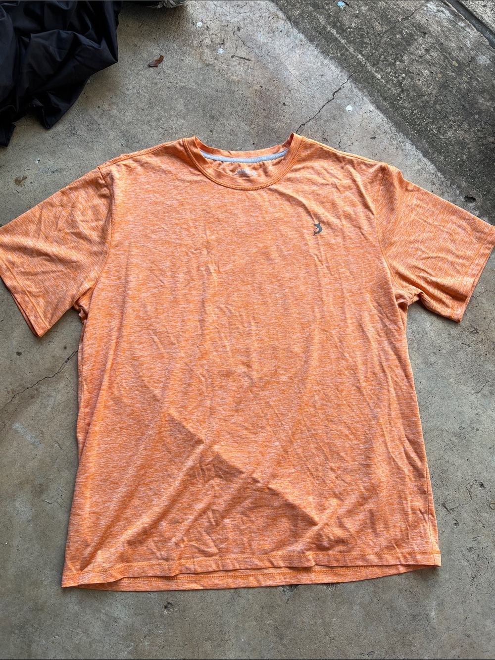 Men's Orange Heather Short-Sleeve Crewneck T-Shirt